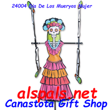 24004 Day of the Dead Woman 33.5" , Whirligig (24004)