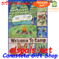 57178 Welcome To Camp : PremierSoft House Flag (57178)