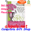 56128 Simple Pleasures (Bicycles) : PremierSoft Garden Flag (56128)