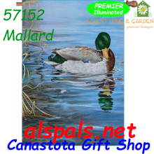57152 Mallard (Duck) : Illuminated House Flag (57152)