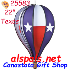 25583  Texas 22" Hot Air Balloons (25583)