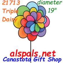 21713 Daisy Triple : Bold Innovation wind spinner (21713)