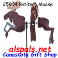 24904 Moose : Petite Wind Spinner (24904)