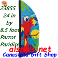 26855  Parrot Paradise 8.5ft : Prestige Feather Banner (23855)