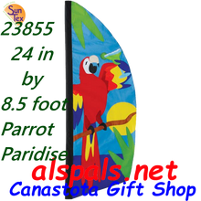 26855  Parrot Paradise 8.5ft : Prestige Feather Banner (23855)