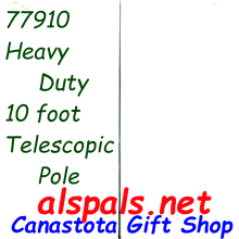 Pole 10 ft Heavy Duty   : Banner or Windsock Poles & Mounts (77910)
  Ground mount not included.