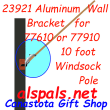 Aluminum Bracket for Support of 10 foot Windsock Pole (23921)