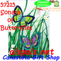 57215  Sonata of Butterflies : Illuminated House Flag (57215)