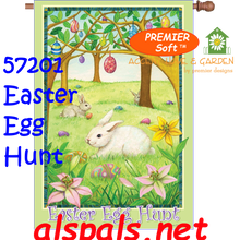 57201  Easter Egg Hunt : Premier SoftTM House Flag (57201)