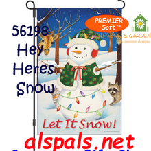 56198  Let It Snow ( Snowman ) : PremierSoft Garden Flag (56198)