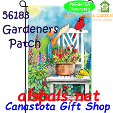 56183   Gardeners Patch : Garden Flag by Premier Illuminated (56183)