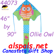 44073   Ollie Owl : Large Easy Flyer Kites by Premier (44073) kite