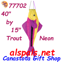 77702   40" Trout (Neon) (77702)