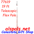 77619  Pole 19 ft Regular Telescopic Flex Pole (77619)