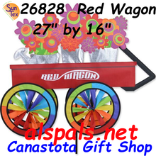 Red Wagon 27" , Vehicle Spinners (26828)