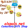 Emoji 59", Carousel Wind Spinners (21634)