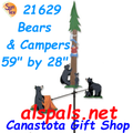 Bears & Campers 59", Carousel Wind Spinners (21629)