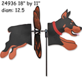Dog (Doberman) 18", Petite Wind Spinner (24936)