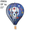 25816 Day of the Dead (Blue) : 22" Hot Air Balloons (25816)