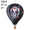 25815  Day of the Dead (Black) : 22" Hot Air Balloons (25815)