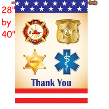 57325  First Responders : PremierSoft(TM) House Flag (57325)
