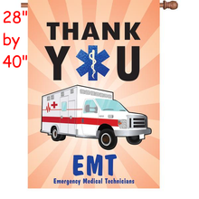 57326  Thank You EMT : PremierSoft(TM) House Flag (57326)
