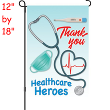 56323  Healthcare Heroes : PremierSoft(TM) Garden Flag (56323)