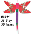 53244  SoundWinds Damselfly Hanging Banner - Red (53244)