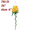 78101  SoundWinds Yellow Rose Spinning Windsock (78101)
