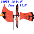 24953  FLYING Cardinal: Petite Wind Spinner (24953)