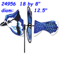 24956   Flying Blue Jay: Petite Wind Spinner (24956)