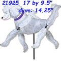 21925  Poodle (Dog) 14.5" Whirligig (21925)