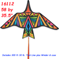16112 Thunderbird Kite - 60 in. Rainbow Geometric : Thunderbird Kite (16112)
