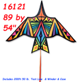 16121 Thunderbird Kite - 90 in. Rainbow Geometric : Thunderbird Kite (16121)
