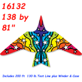 16132 Thunderbird Kite - 11.5 ft. Rainbow Stars : Thunderbird Kite (16132)
