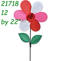 21718 12 in Red Rose : Wind Spinner (Copy of 21717)