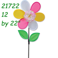21722 12 in Peony : Wind Spinner (21722)