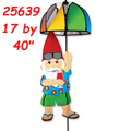 25639 Beach Gnome: Magical Mushroom Wind Spinners