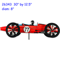 26343 VINTAGE RACE CAR -RED , Vehicle Spinners (26343)
