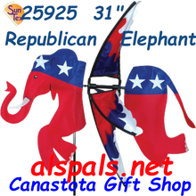 25925 Republican Elephant : Flying Spinners (25925)