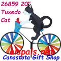 26859  Tuxedo Cat 20"   Bicycle Spinners (26859)