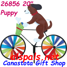26856  Puppy 20"   Bicycle Spinners (26856)