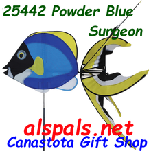 25442 Powder Blue Surgeon Fish  ,  Aquatic Life Spinners (25442)