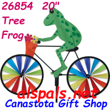 26854  Tree Frog 20"   Bicycle Spinners (26854)