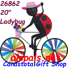 26862  Ladybug   20" Bicycle Spinners (26862)