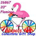 26867  Flamingo 20"   Bicycle Spinners (26867)