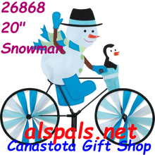 26868  Snowman 20" : Bicycle Spinners (26868)