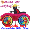 26753  Ladybug : Car Spinners (26753)