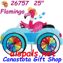 26757  Flamingo : Car Spinners (26757)