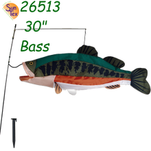 26513 Large Mouth Bass: Swimming Fish (26513)
